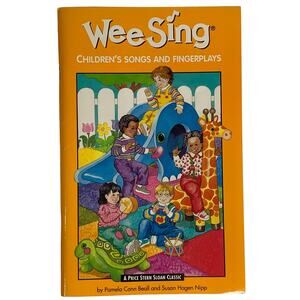 Vintage 1980s Wee Sing Children's Songs Fingerplays Songbook Price Stern Sloan